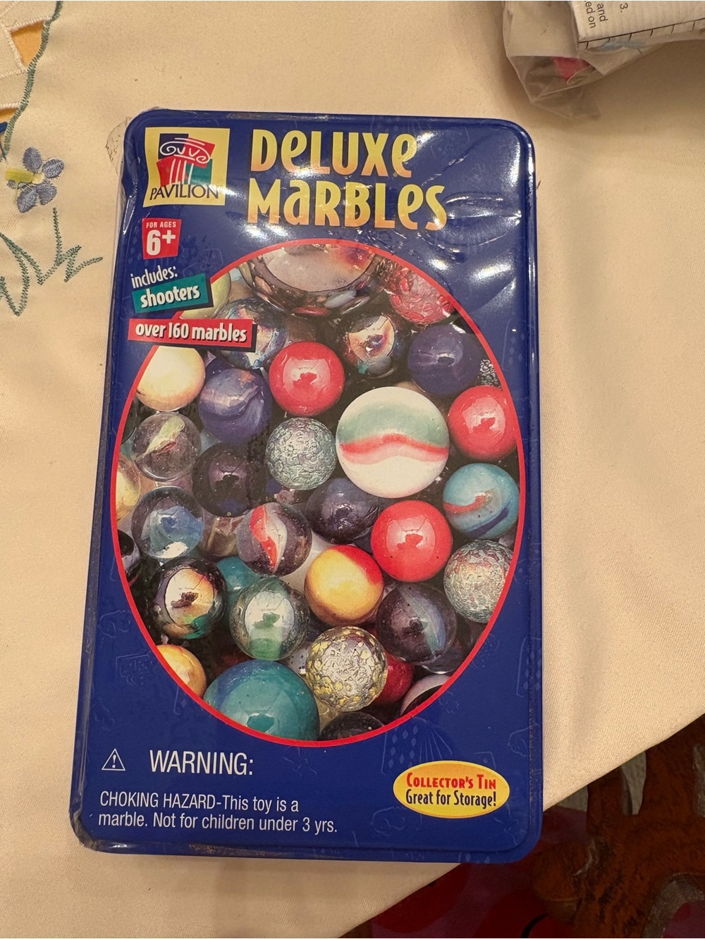 Pavilion Deluxe Marbles Tin - Multicolor nwt